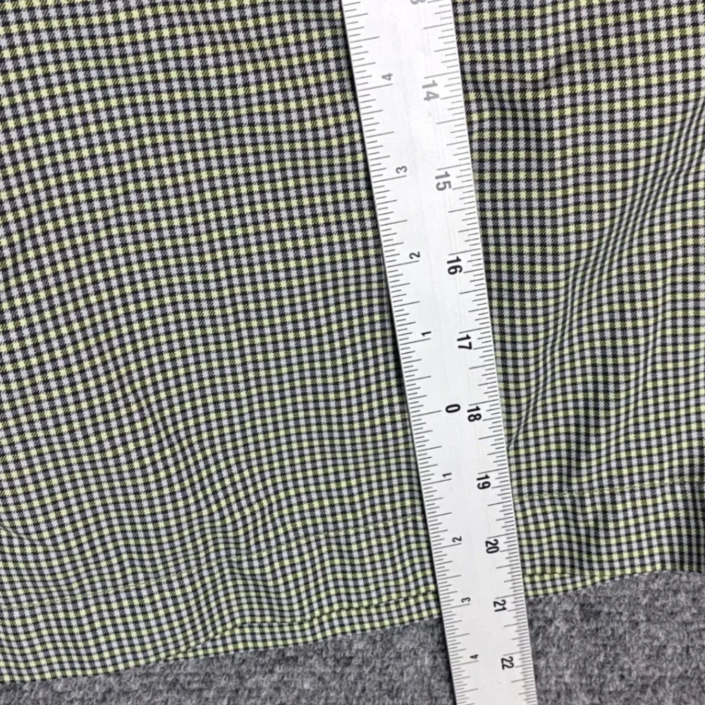 Callaway Mens Golf Shorts Size W36 Green Black Micro Check Plaid Performance